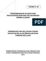 03.15 Modul Pelatihan TFM Bagi Pamong Belajar 02. Pengembangan Silabus Dan Penyusunan RPP