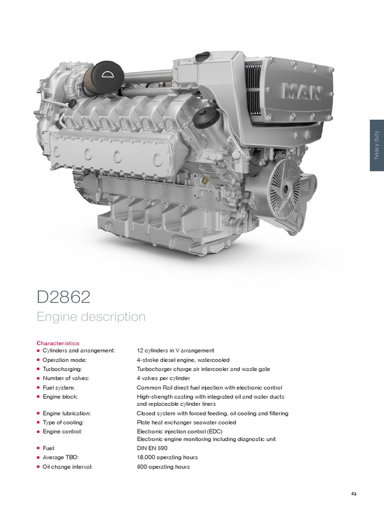 Engine Description Characteristics PDF Engines Diesel Engine