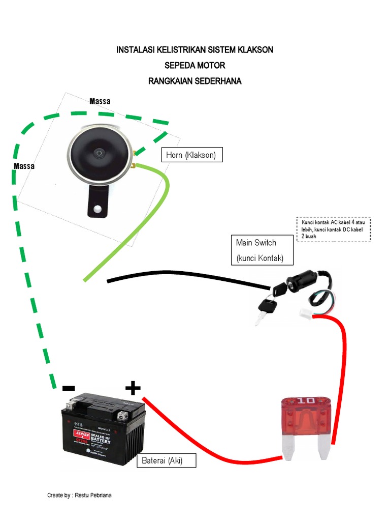 Instalasi Kelistrikan Sistem Klakson PDF