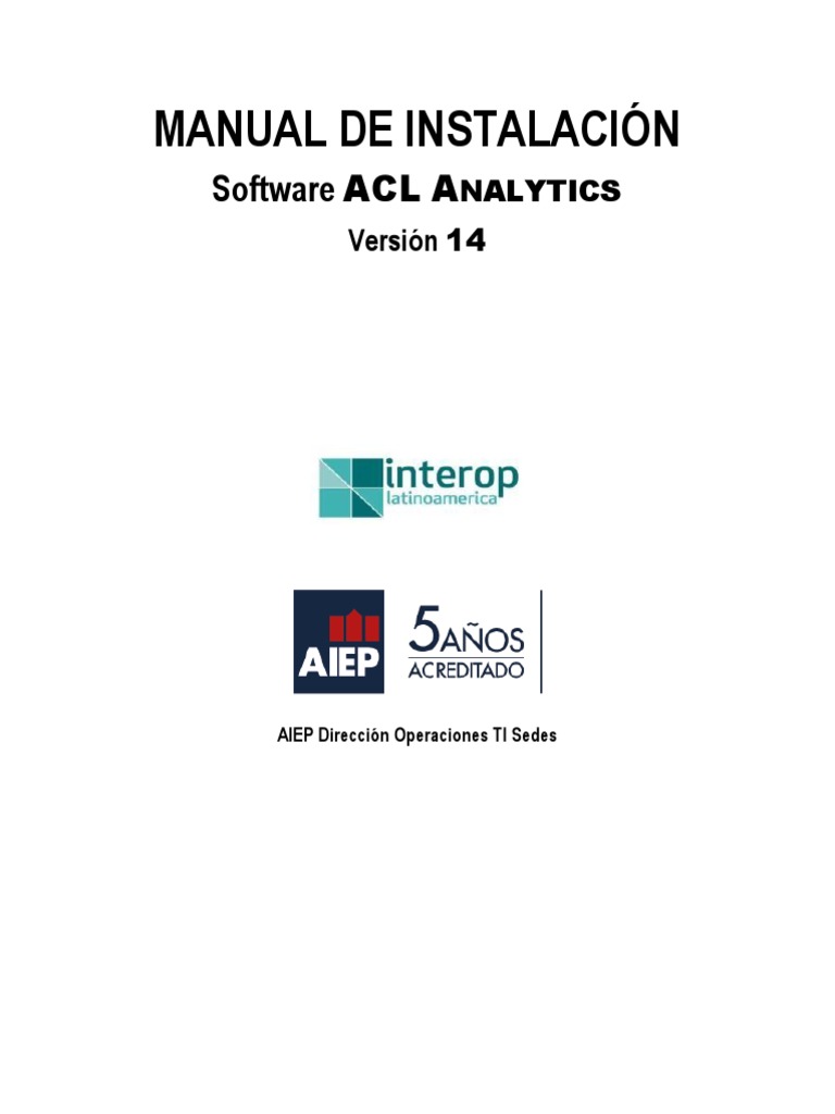 Instalación ACL Analytics v14 Guía | PDF | Microsoft Windows | Windows 7