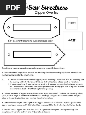 Zipper-Overlay