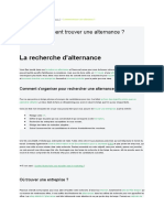 COMMENT TROUVER UNE FORMATION EN ALTERNANCE