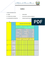 Instrumento de Evaluacion Sesion #10 M