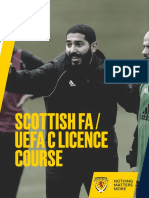 Scottish Fa Uefa C Licence Brochure