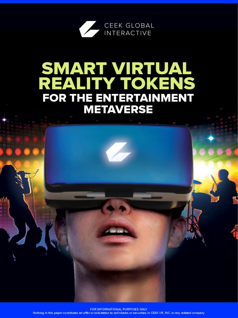 CEEK - Virtual Reality TGE White Paper | PDF | Virtual Reality | Mobile App