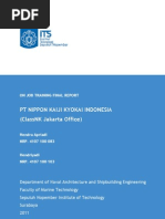 On Job Training Final Report - PT Nippon Kaiji Kyokai Indonesia (ClassNK-Jakarta Office)