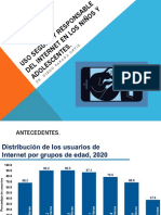 Uso Seguro y Responsable Del Internet en Los Niños y Adolescentes