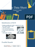 Safety Data Sheet Potassium Cyanide