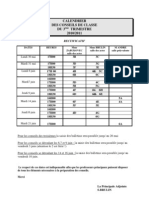 Conseils de Classe 2011 Trimestre 3