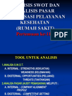 Pert.11 ANALISIS SWOT PROGRAM KESEHATAN