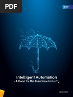 Intelligent Automation: - A Boon For The Insurance Industry