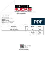 PROFORMA Tapones