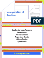 Multiplication of Fraction: 5rd Grade