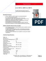 Carbolite CWF Series Chamber Furnace Data Sheet