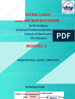 Digital Logic and Microprocessor: Dr.M.Sindhuja Assistant Professor (Senior Grade) School of Electronics VIT, Chennai
