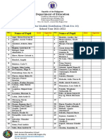 Department of Education: 2 Quarter Module Distribution (Week 8 To 10)