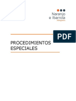 15 Procedimientos Especiales