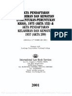 Act 152 Akta Pendaftaran Kelahiran dan Kematian 1975