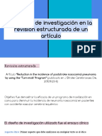 Diseño de investigacion. Revision de un ensayo clinico