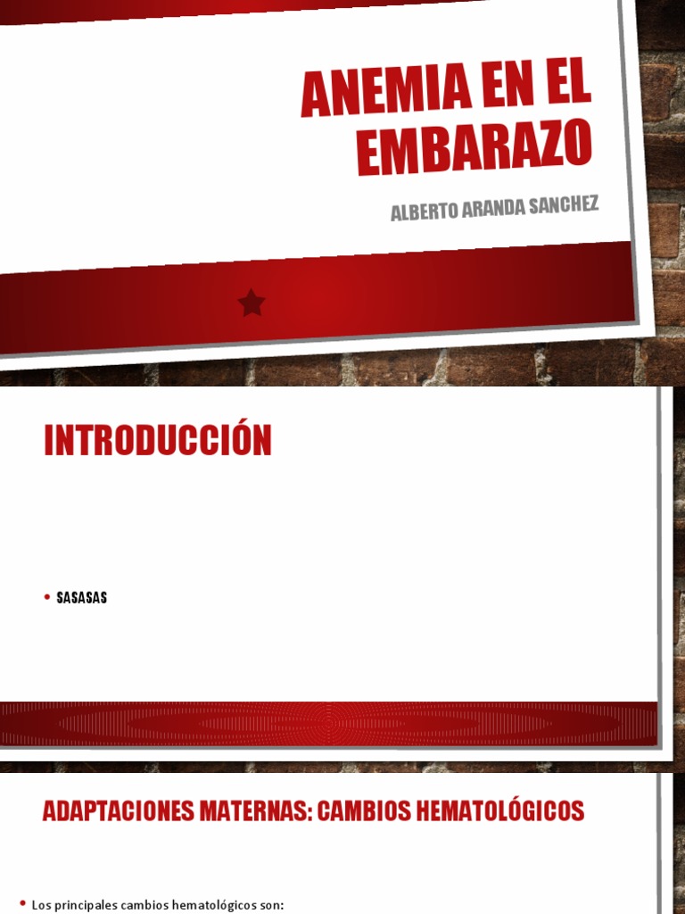 Anemia | PDF | Anemia | El embarazo