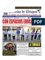 Periódico Noticias de Chiapas, Edición Virtual Jueves 27 de Enero de 2022