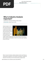 Why Is Industry Analysis Important