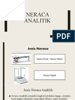 Teknik Penggunaan Neraca Analitik