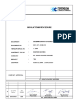 ENV SPV DR B 018 Insulation Procedure Rev - A