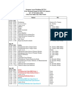 Susunan Acara Pelatihan BTCLS RSUD DR Murjani Sampit & EMT 911 Jakarta 24 - 27 November 2021