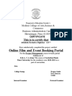 Online Film and Event Booking Portal