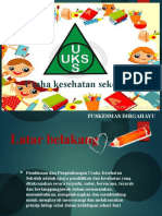 Sosialisasi Usaha Kesehatan Sekolah-UKS