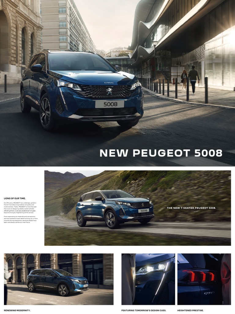 Peugeot 5008 2021 e Brochure 20102021V12 PDF Anti Lock Braking