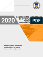 2020 Consolidated Audit Report On ODA Programs and Projects