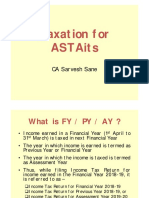 Taxation for ASTAits