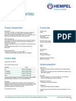 Hempadur XP 87550: Product Characteristics Product Data