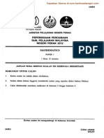 Kertas 1 Pep Percubaan SPM Perak 2012 - NA