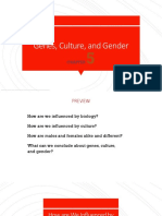 Chapter 5 - Genes, Culture, and Gender