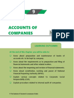 Accounts of Companies: Learning Outcomes