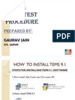 Wcdma Drive Test Procedure