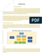 SAP MM Organizational Structure
