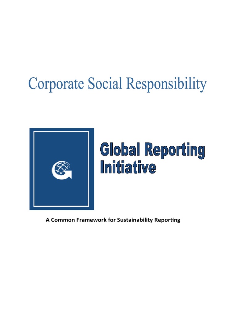 GRI: A Framework for Sustainability Reporting | PDF | Economies | Policy