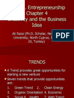 Subject. Entrepreneurship Creativity and The Business Idea