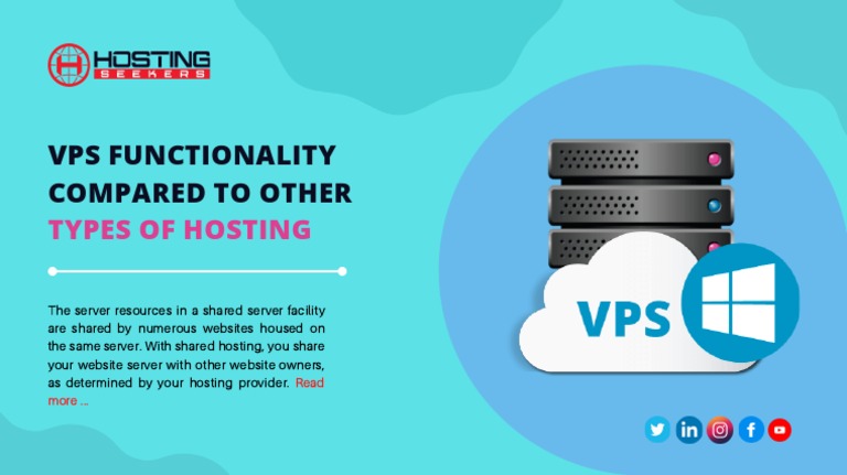 Vps Functionality Compared To Other Types of Hosting | PDF