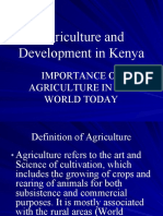 Agriculture and Development in Kenya
