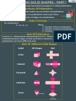 Visualising Solid Shapes - Parts I & II