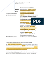 Estados Plurinacionales en Bolivia y Ecuador: Nuevas Ciudadanías, ¿Más Democracia?