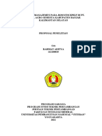 ANALISIS KUALITAS BATUBARA DI ROM STOCKPILE PT. MITRA AGRO