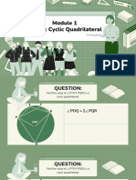 Cyclic Quadrilateral Angle Value