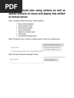 Nexus Integration in Jenkins