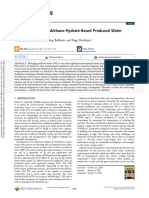 Energy Analysis of Methane-Hydrate-Based Produced Water Desalination